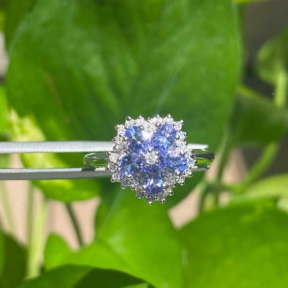 14KT diamond/tanzanite ring 💍 - Picture 12 of 17